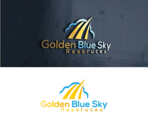 Golden Blue Sky Resoruces  | Diseño de Logo por ZJ Design