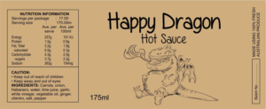 Design Étiquette par NJB pour Happy Dragon | Design : #24333970