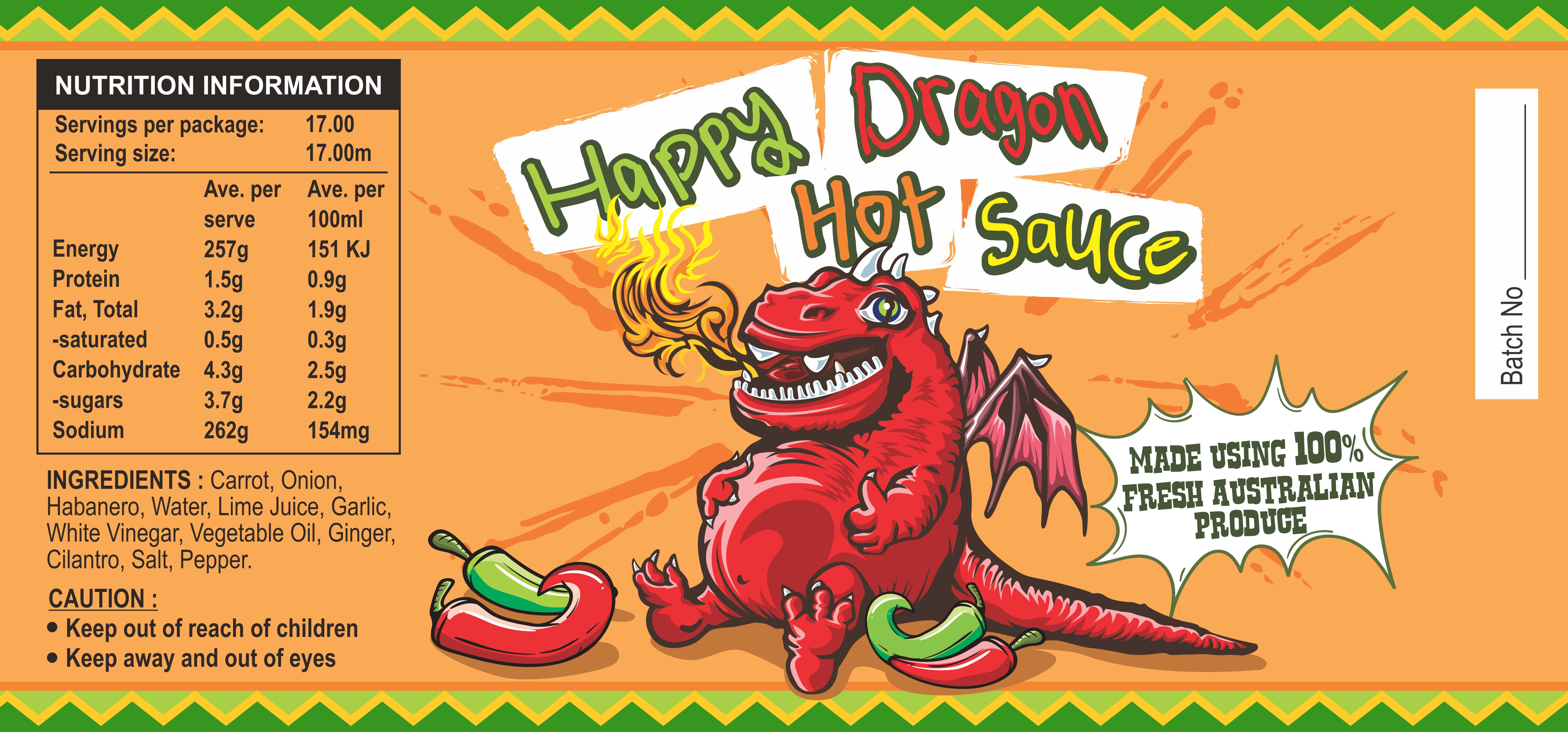Label Design by nagamin for Happy Dragon | Design #24331294