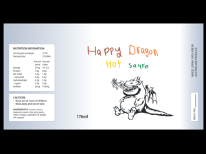 Label Design by dhamkith for Happy Dragon | Design: #24281381