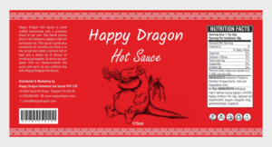 Label Design by Savitra for Happy Dragon | Design: #24307155