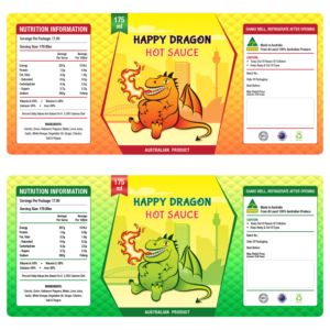Label Design by CS_Creatives for Happy Dragon | Design: #24321902