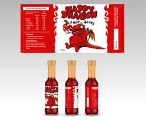 Design Étiquette par Andi Yan pour Happy Dragon | Design : #24324741