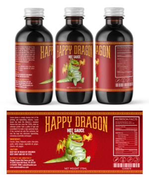 Design Étiquette par SAI DESIGNS pour Happy Dragon | Design : #24310598