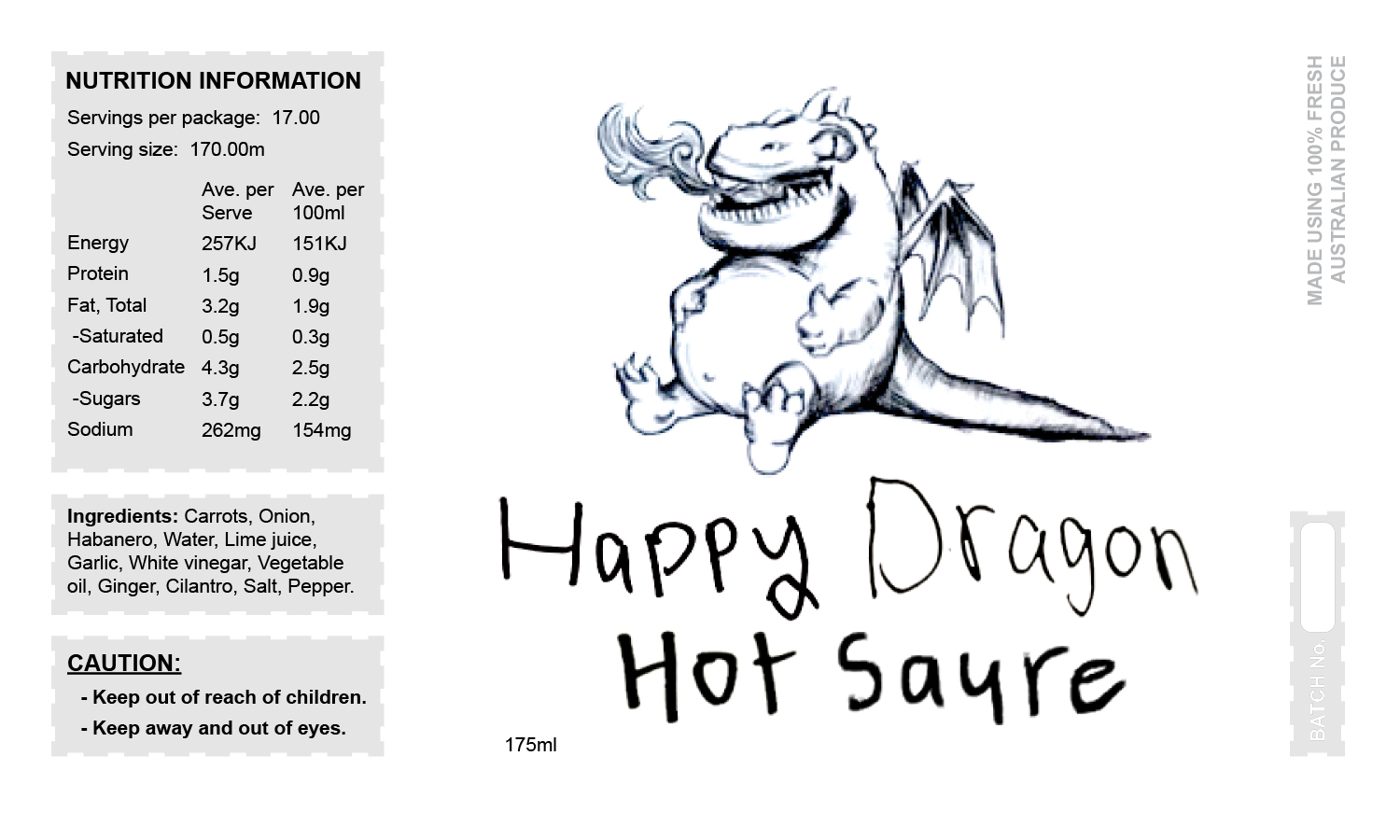 Label Design by stevemasters for Happy Dragon | Design #24327777