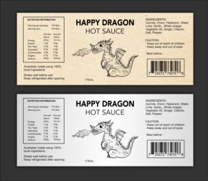 Label Design by sonu parmar for Happy Dragon | Design #24328887