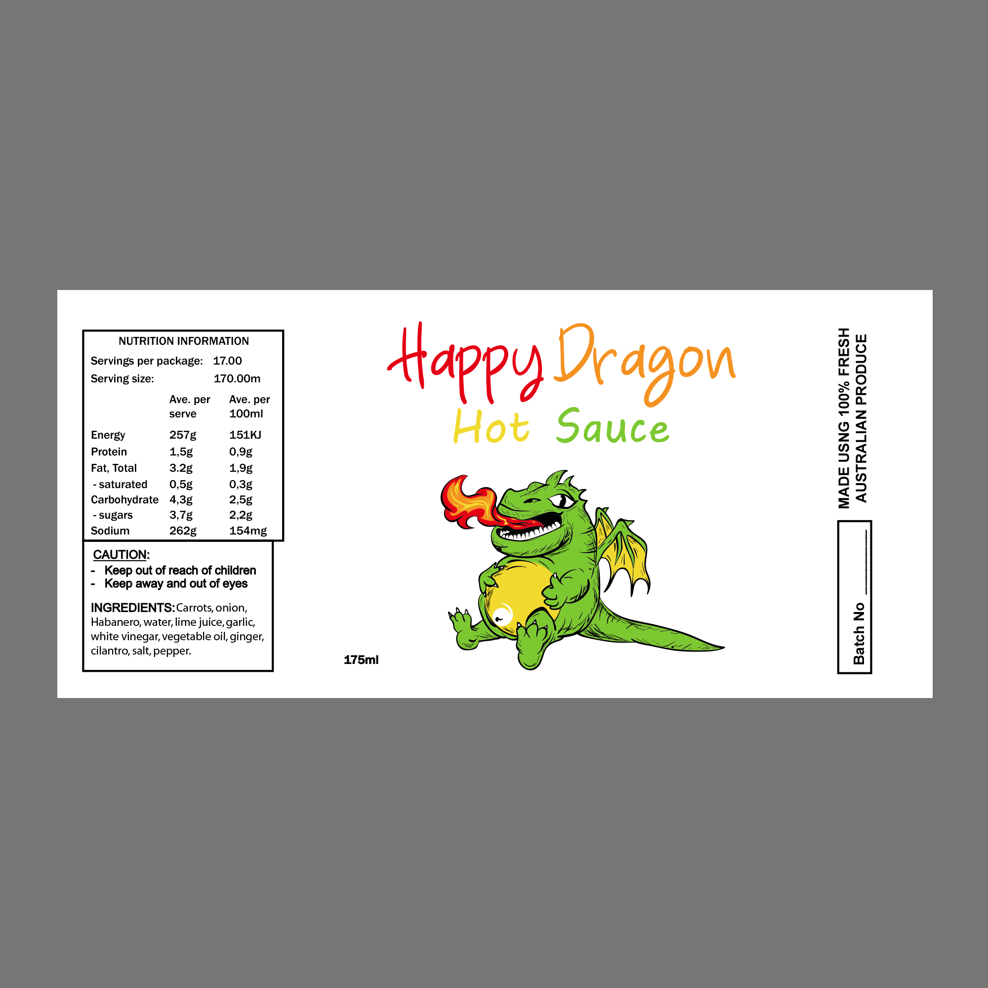 Label Design by itarahma for Happy Dragon | Design #24327779