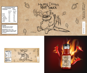 Label Design by ravznoot.digital for Happy Dragon | Design: #24335196
