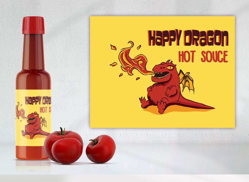 Design Étiquette par Bear Studio pour Happy Dragon | Design #24273694