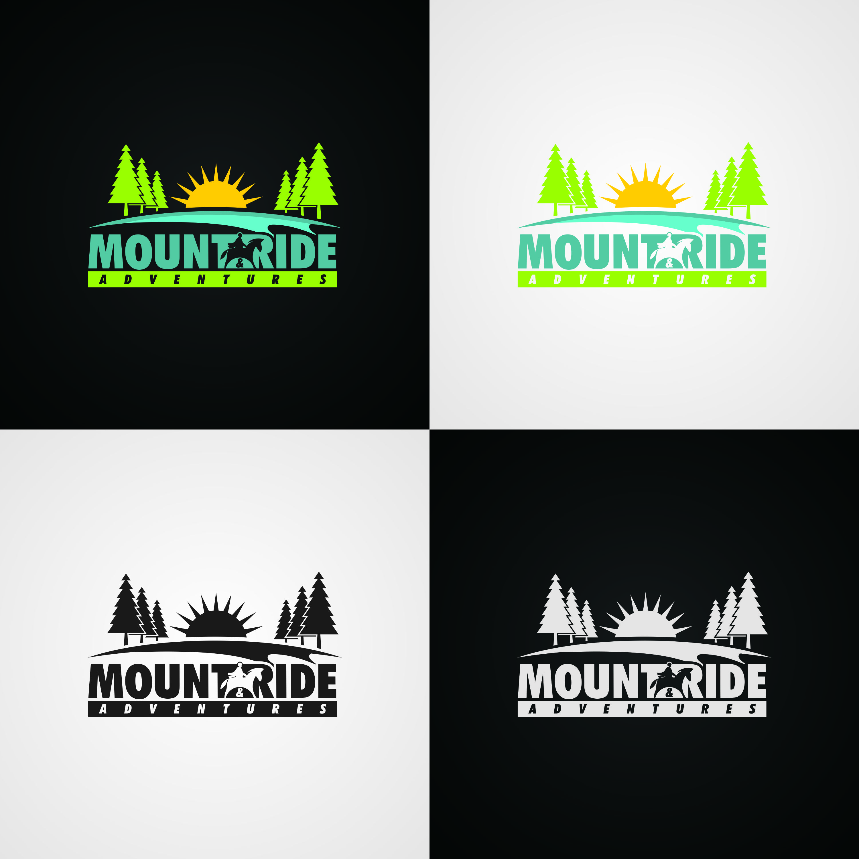 Logo Design by Hadchenko Design for Mount-N-Ride Adventures | Design #24333034