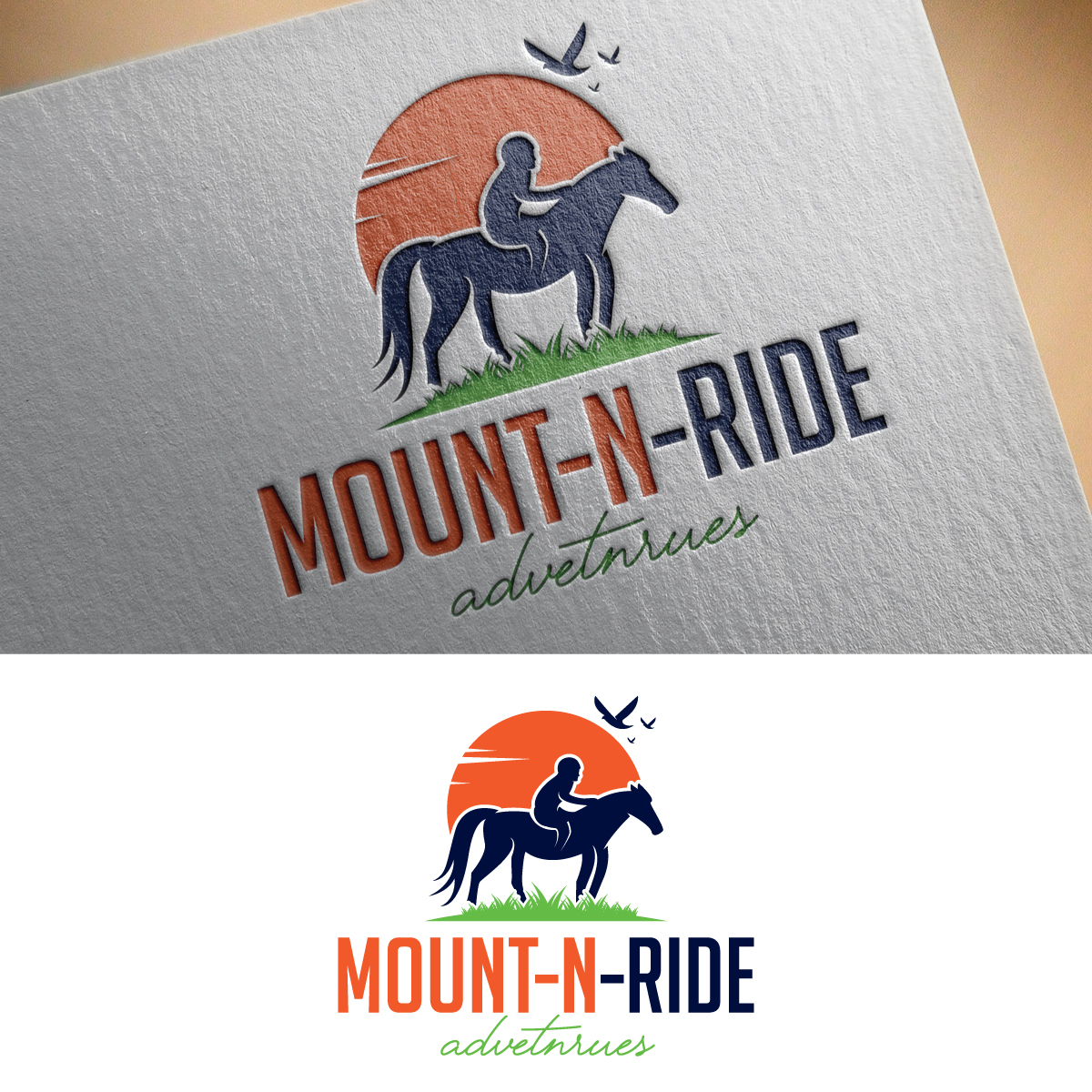 Logo Design by Graphic Bricks for Mount-N-Ride Adventures | Design #24272292