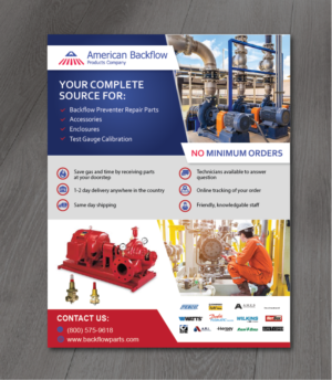 Flyer Design by alex989 for American Backflow Products Company | Design: #24284589