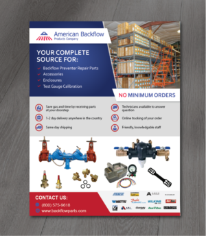 Flyer Design by alex989 for American Backflow Products Company | Design: #24301317