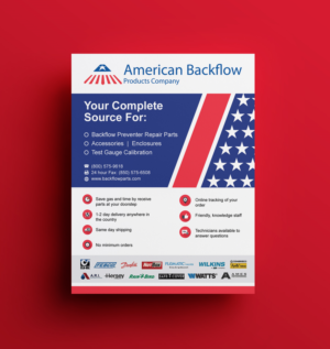 Flyer-Design von JK18 für American Backflow Products Company | Design #24289459