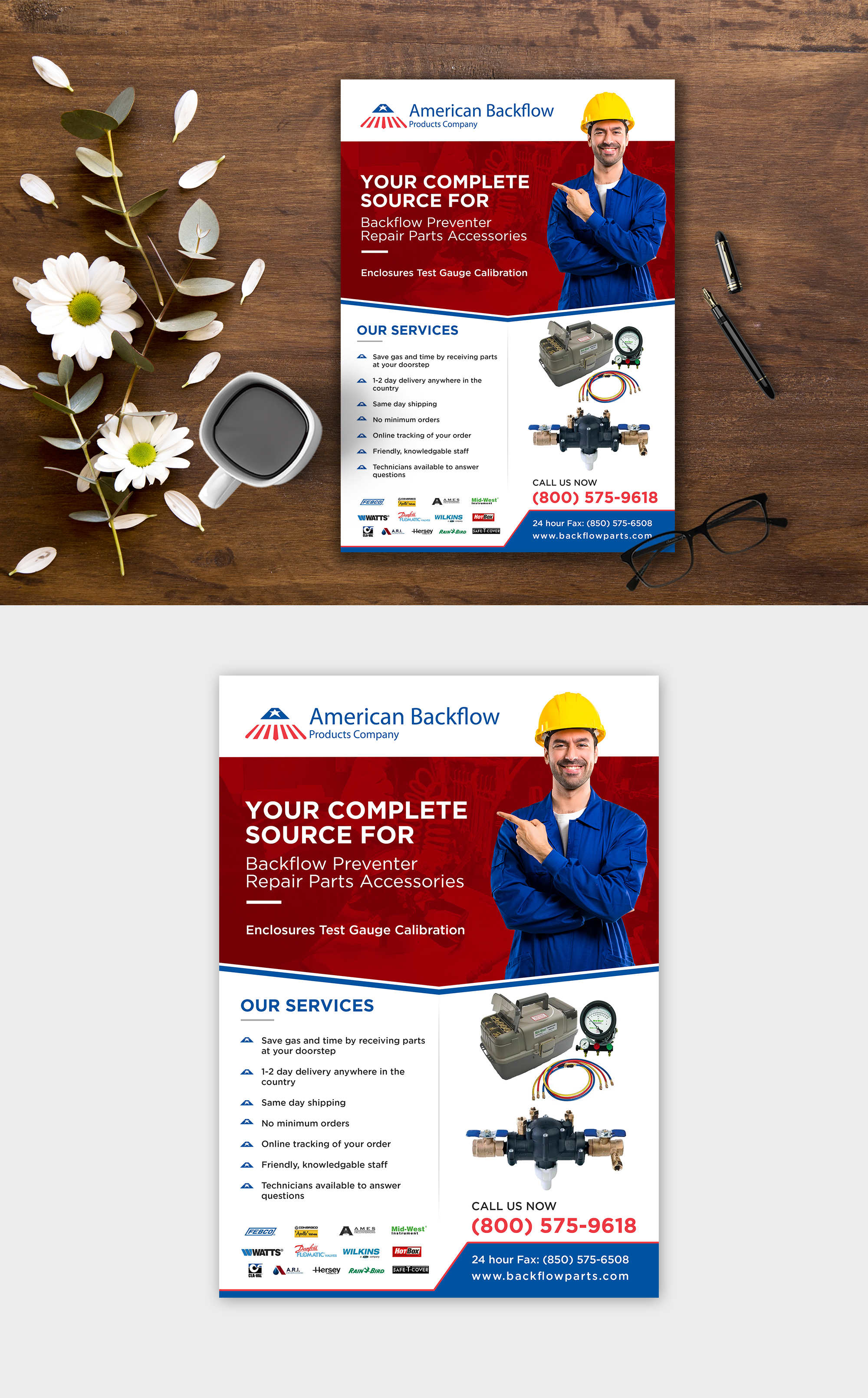 Flyer Design by debdesign for American Backflow Products Company | Design #24305895