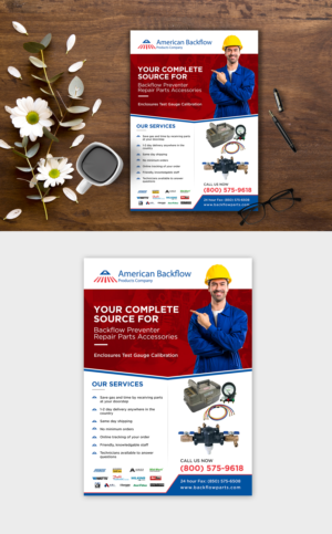 Flyer Design by debdesign for American Backflow Products Company | Design: #24305895