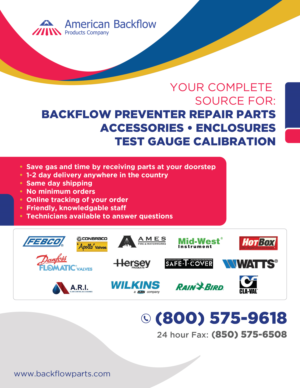 Flyer-Design von jobishk für American Backflow Products Company | Design: #24339243