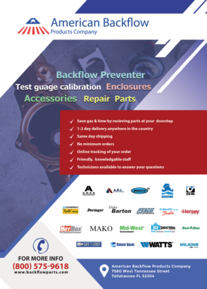 Flyer Design by Aaron V for American Backflow Products Company | Design: #24285184