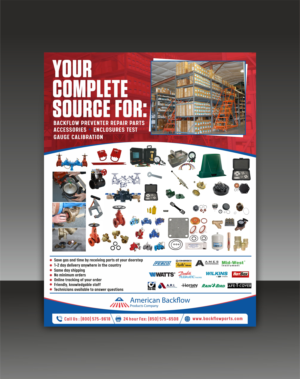 Flyer Design by Yaseen R for American Backflow Products Company | Design: #24316067
