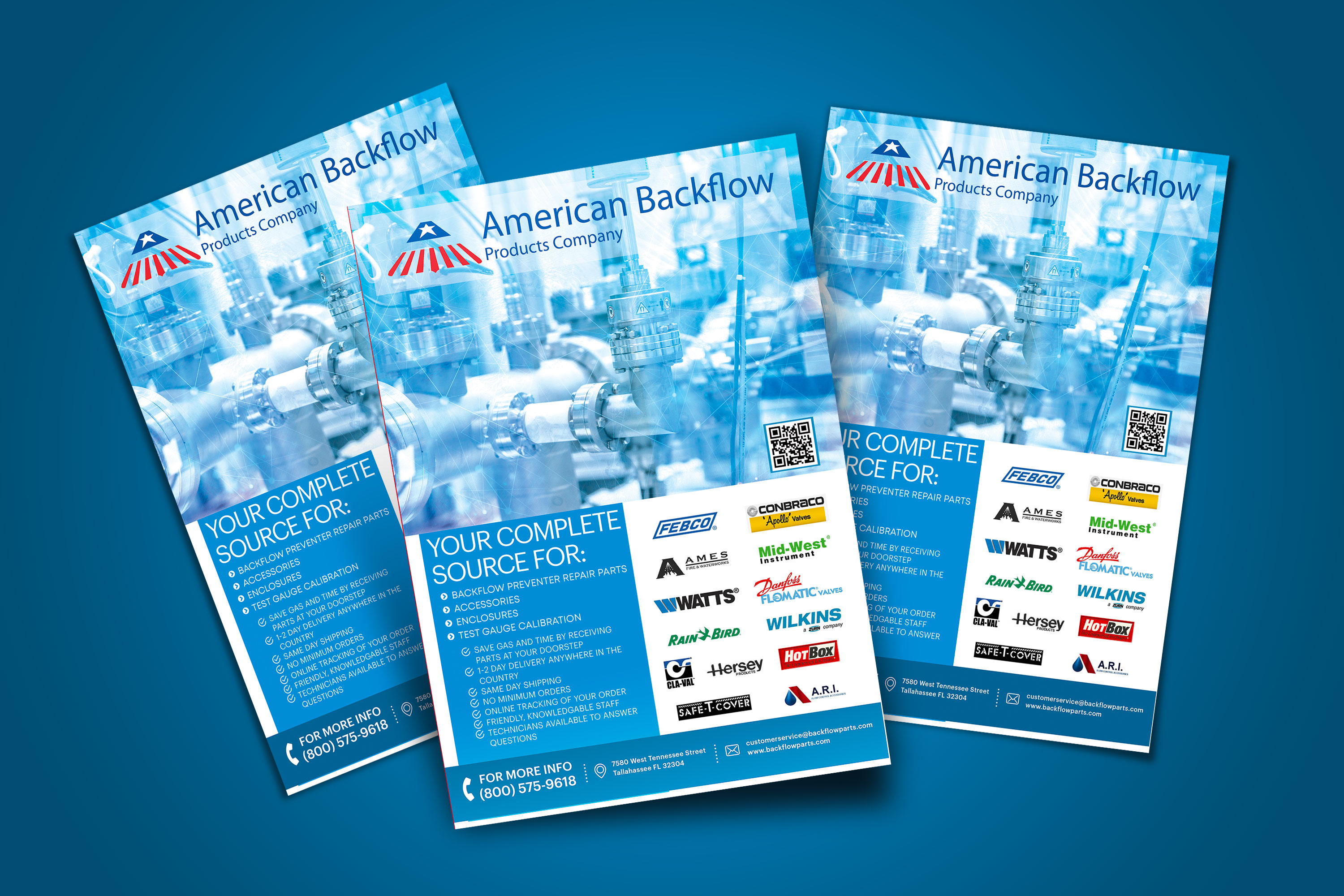 Flyer Design by HeshanKavinda for American Backflow Products Company | Design #24275807