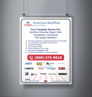 Flyer Design by LamDinh for American Backflow Products Company | Design: #24279955