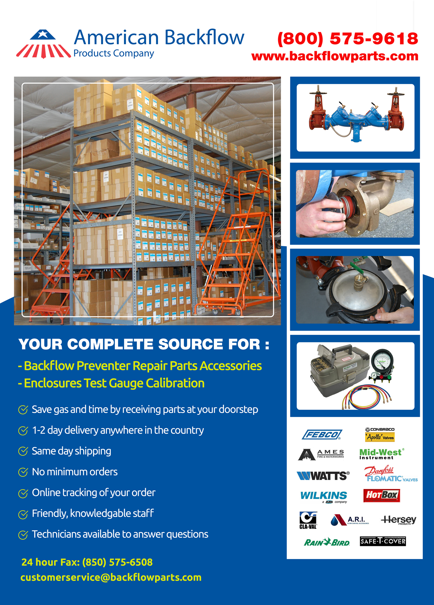 Flyer Design by Hassan_S for American Backflow Products Company | Design #24331737
