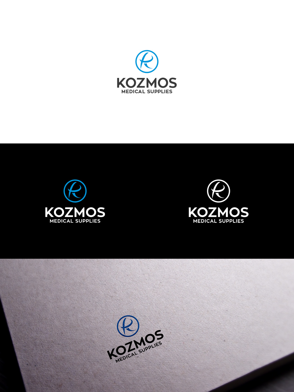 Diseño de Logo por raffaella para Kozmos medical supplies  | Diseño #24276700