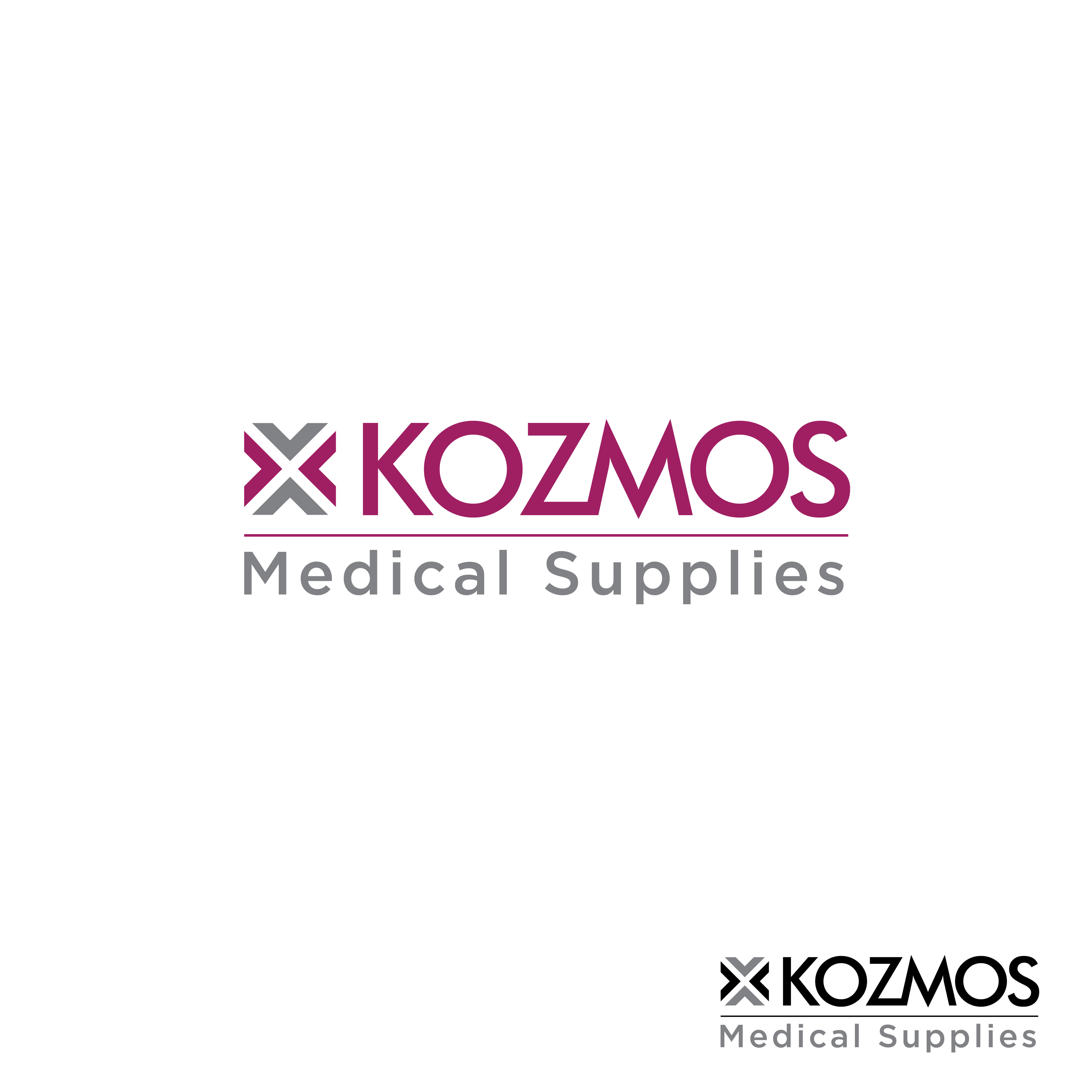 Diseño de Logo por KabhTech Studio para Kozmos medical supplies  | Diseño #24291227