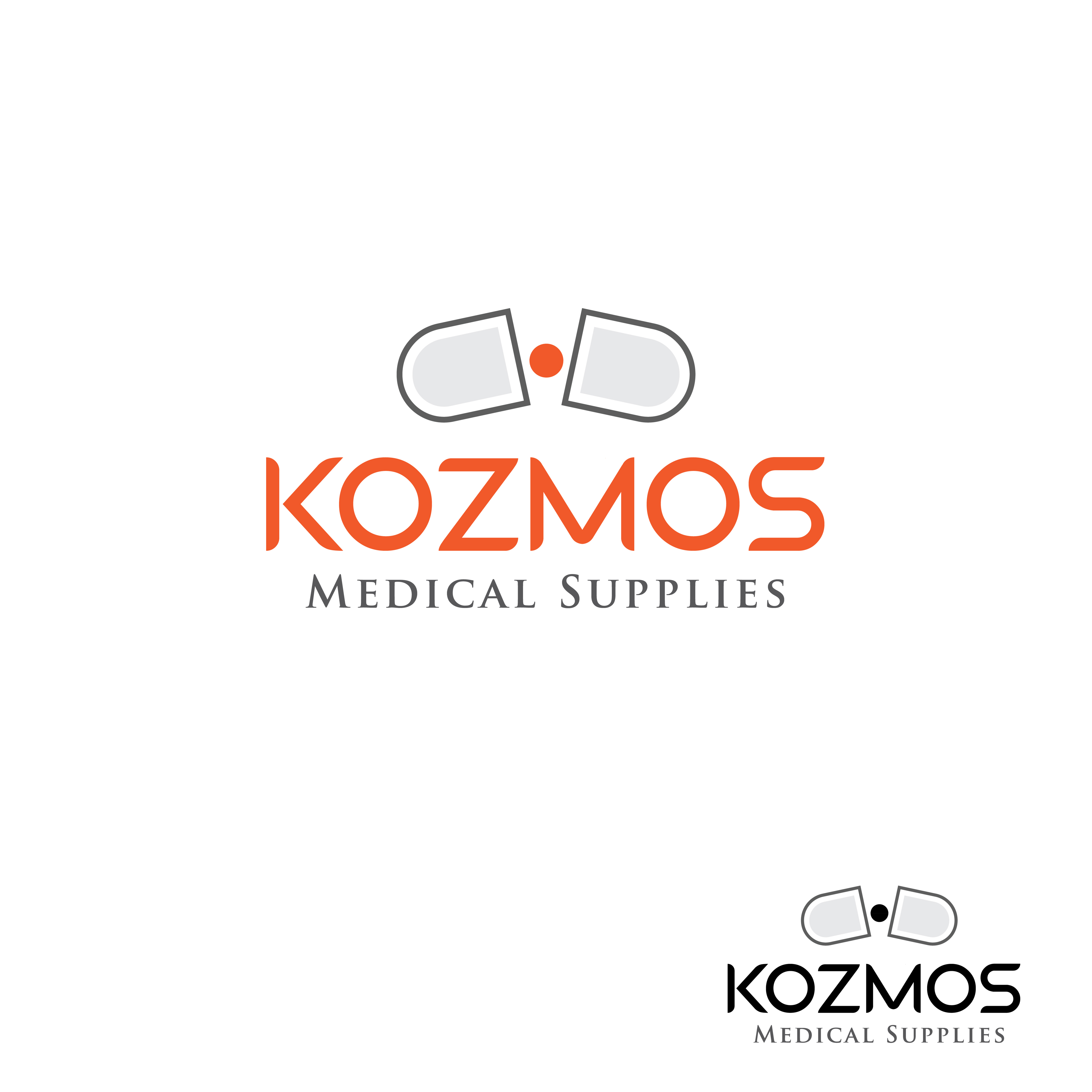 Diseño de Logo por KabhTech Studio para Kozmos medical supplies  | Diseño #24291229