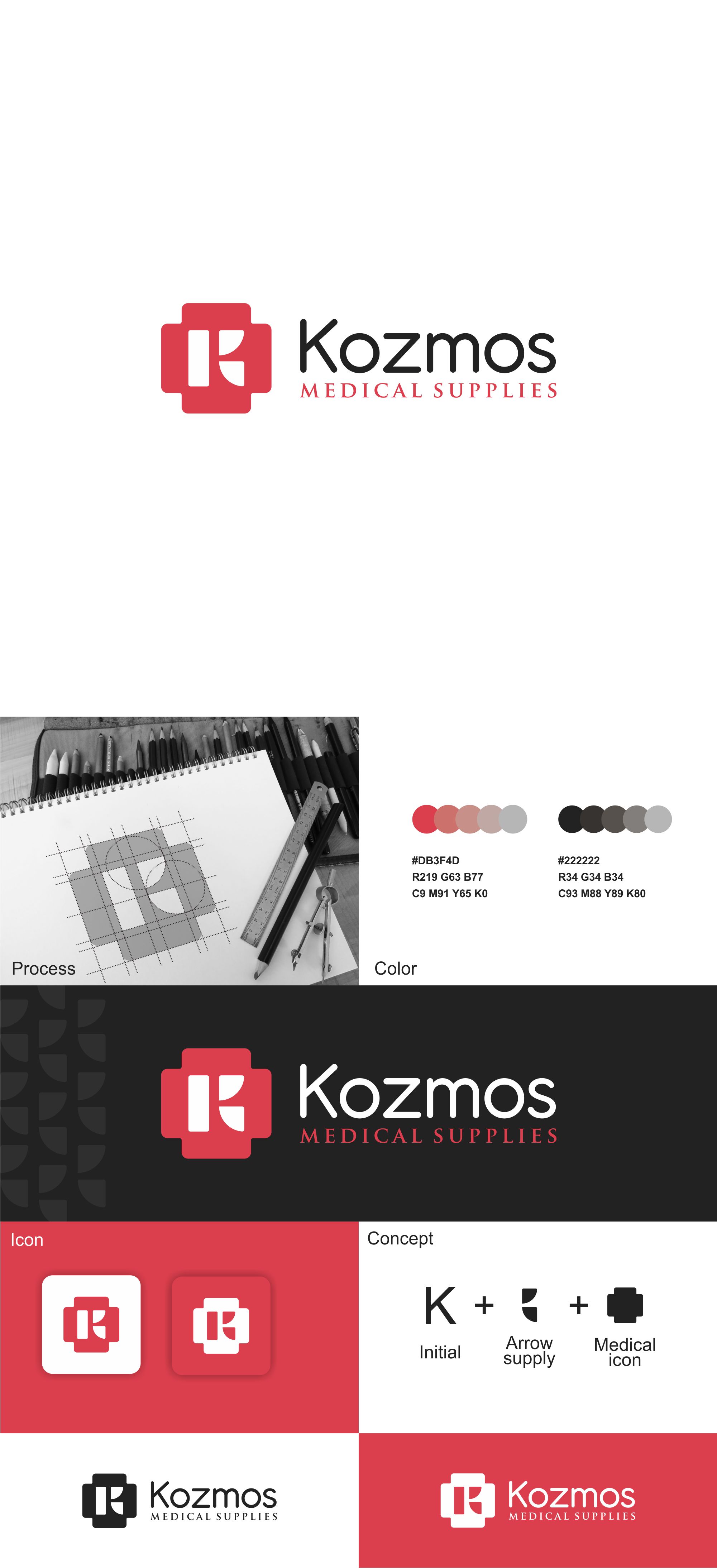 Diseño de Logo por ahmadgo 2 para Kozmos medical supplies  | Diseño #24275924