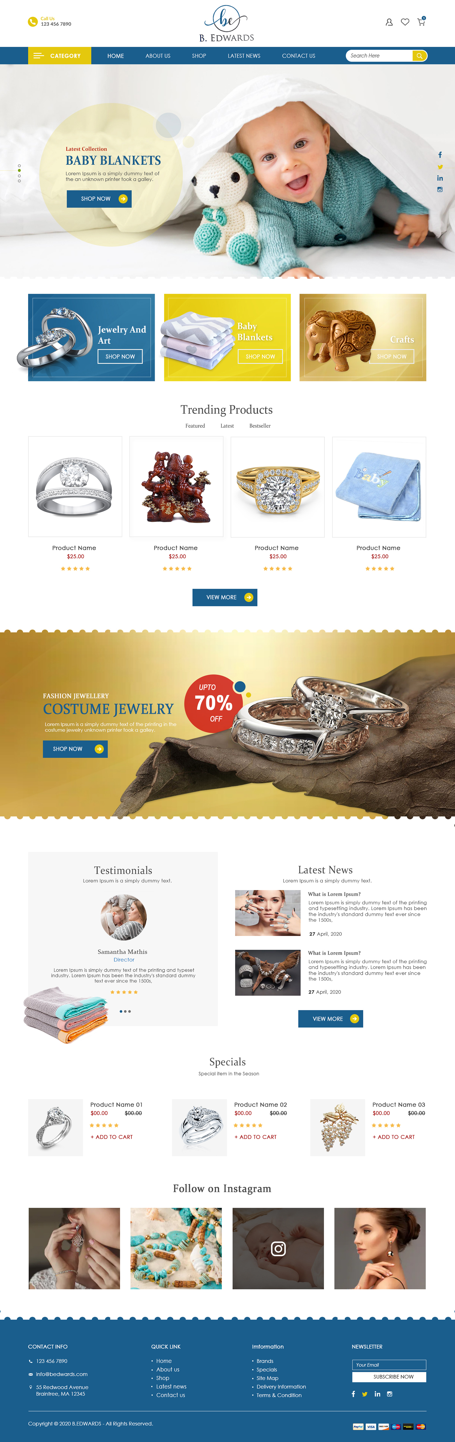 Web-Design von bdesigner9 für B. Edwards | Design #24299669