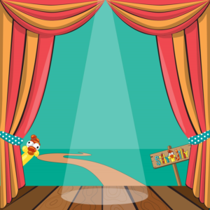 Backdrop for Silly Jilly the Clown | Diseño Gráfico por rmak