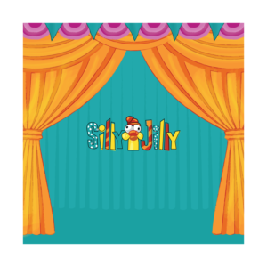 Backdrop for Silly Jilly the Clown | Diseño Gráfico por Navisol Creatives