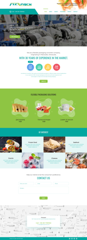 Redesign Company Website FLEXPACK | Web Design par Ved Web Services
