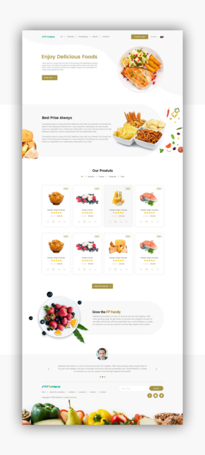 Web Design by Amir Iqbal for this project | Design #24286910