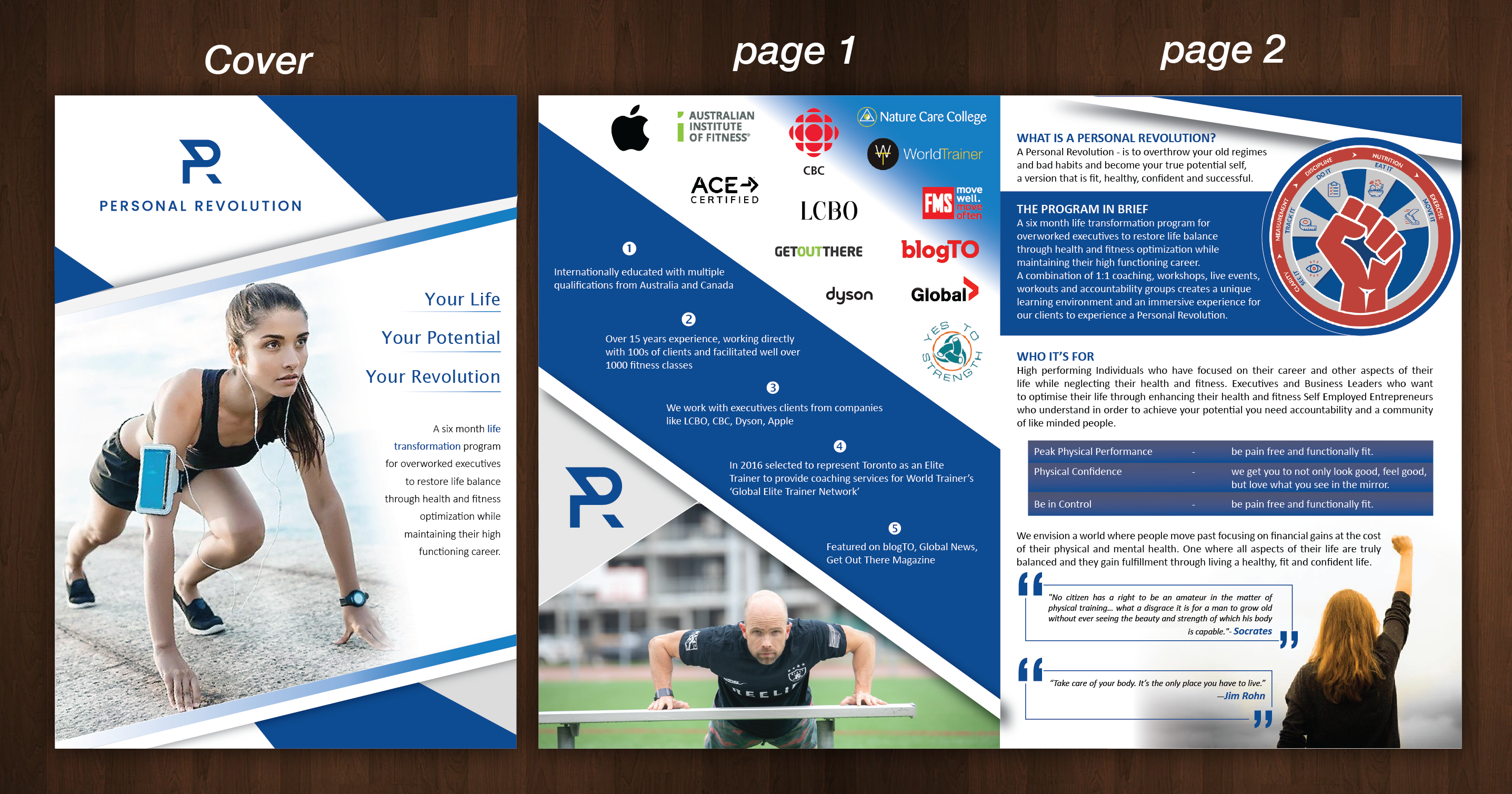 Design de Brochure par nyky pour Personal Revolution | Design #24297623