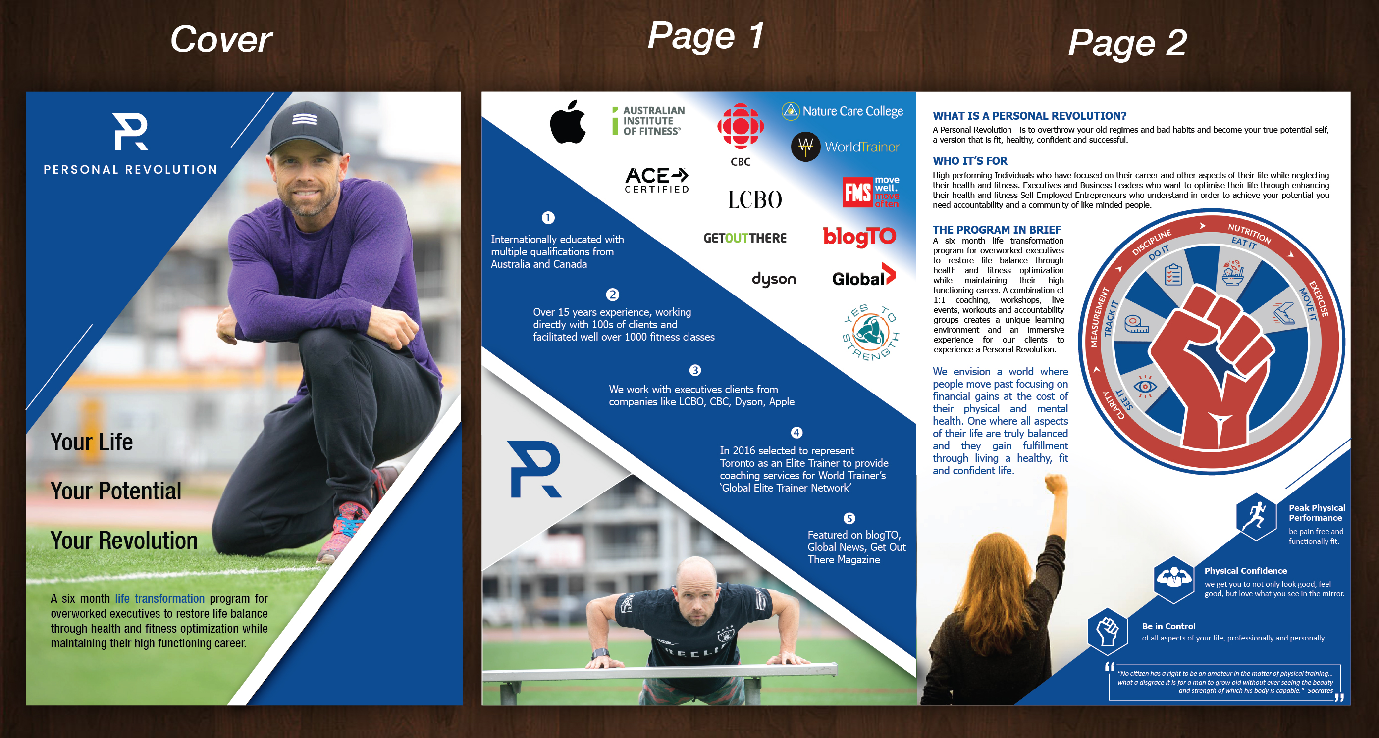 Diseño de Brochure por nyky para Personal Revolution | Diseño #24328850