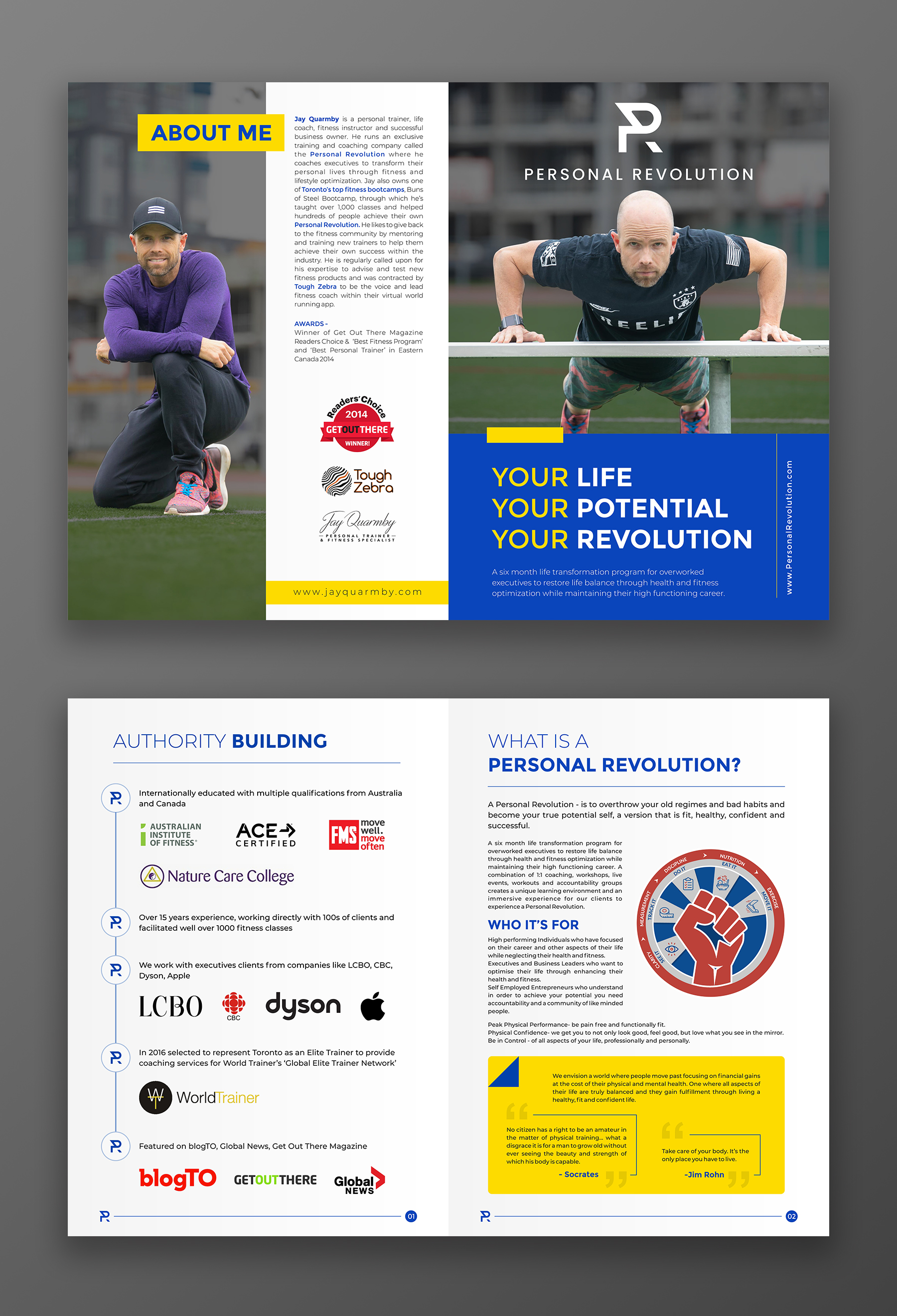 Design de Brochure par ecorokerz pour Personal Revolution | Design #24298468