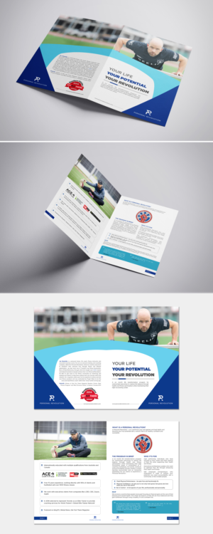 Brochure for a six month Life Transformation program for executives | Brochure Design by ZeneFashions