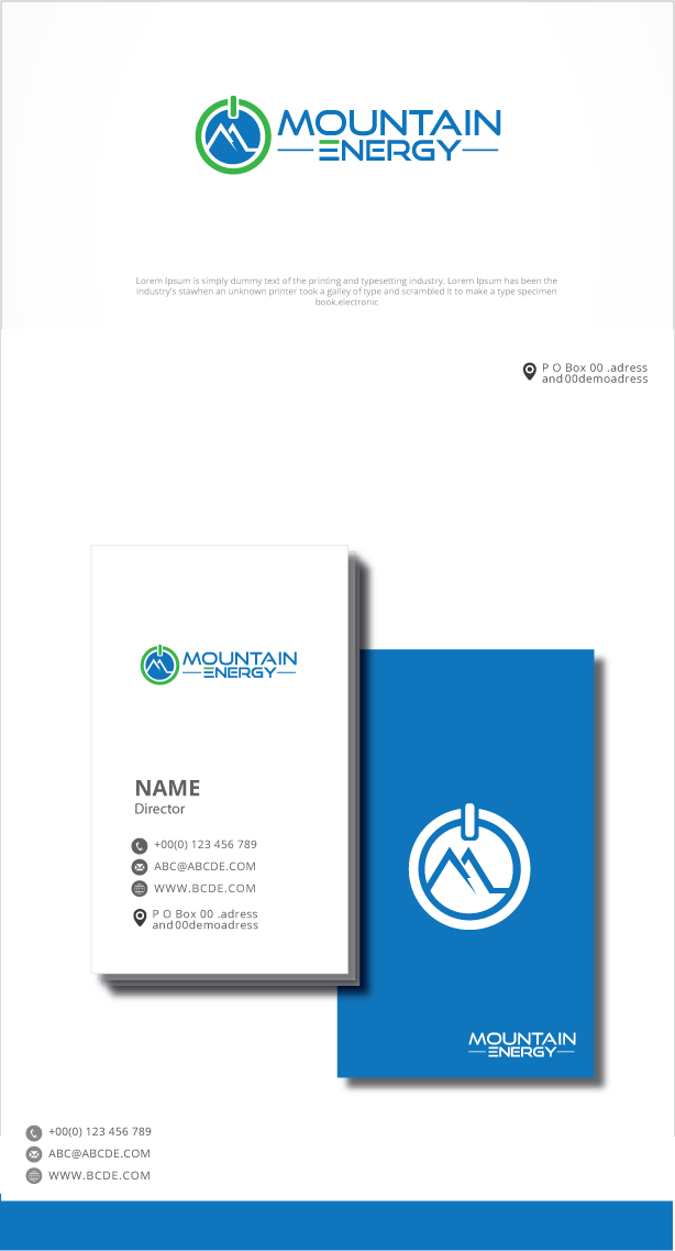 Logo Design by graphicevolution for MountainTop Power Services inc. | Design #24281463