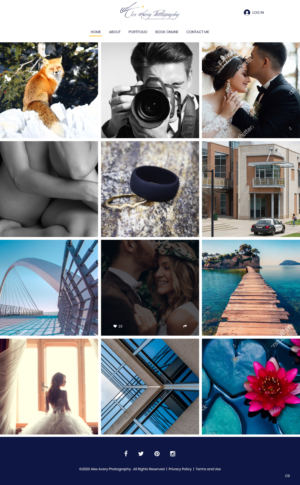 Web Design by pb for Alex Avery Photography | Design: #24312018