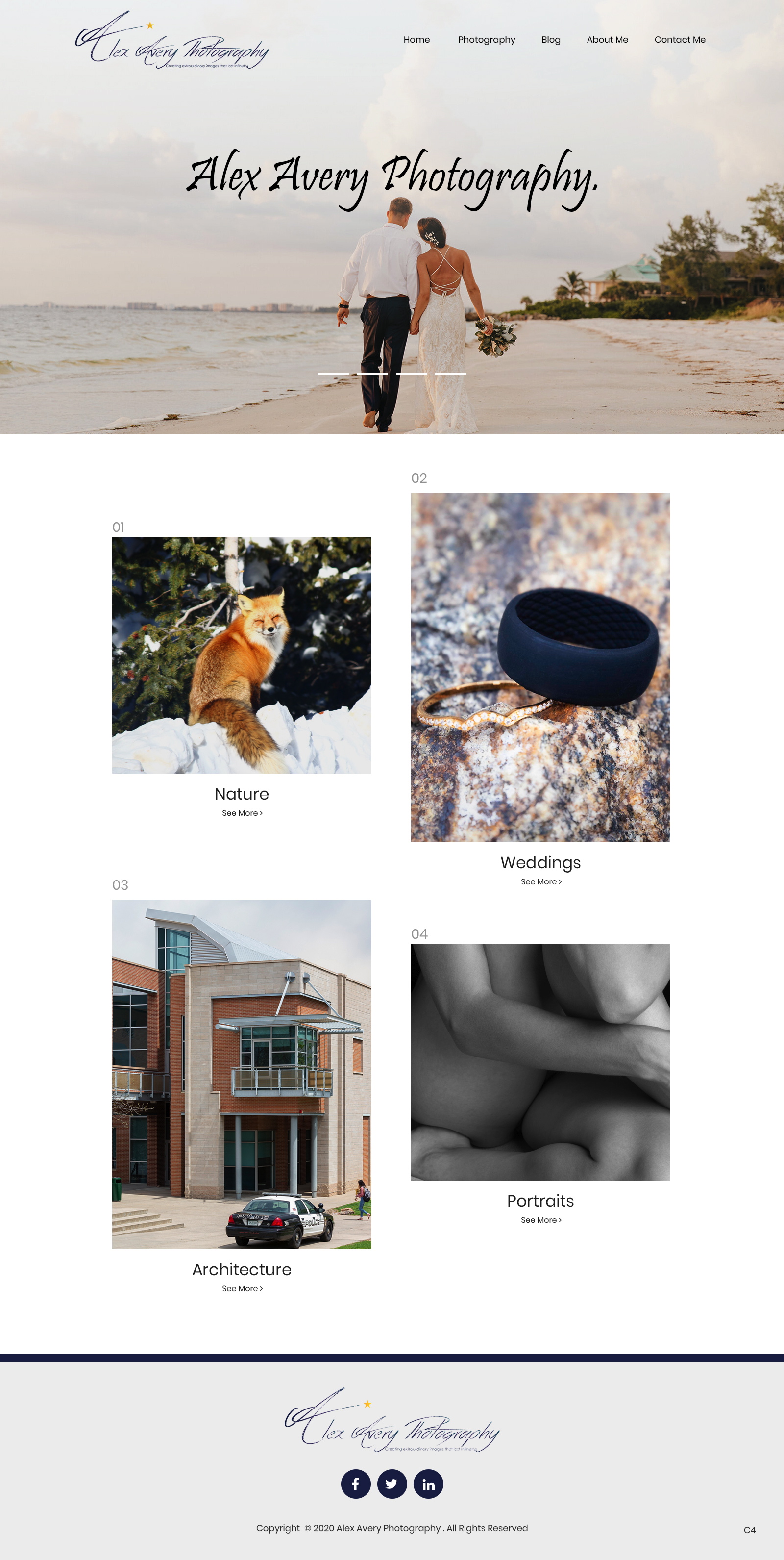 Web-Design von pb für Alex Avery Photography | Design #24312019