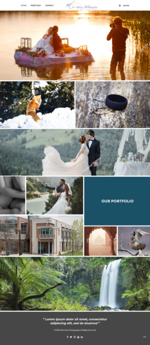 Web Design by pb for Alex Avery Photography | Design: #24312041