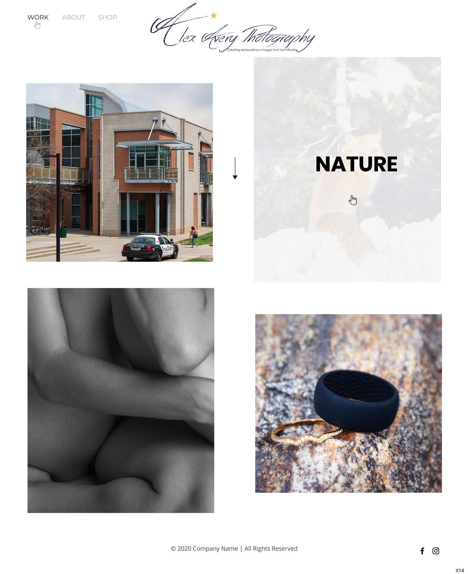 Web Design by pb for Alex Avery Photography | Design #24312051