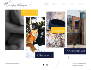 Web Design by pb for Alex Avery Photography | Design: #24312052