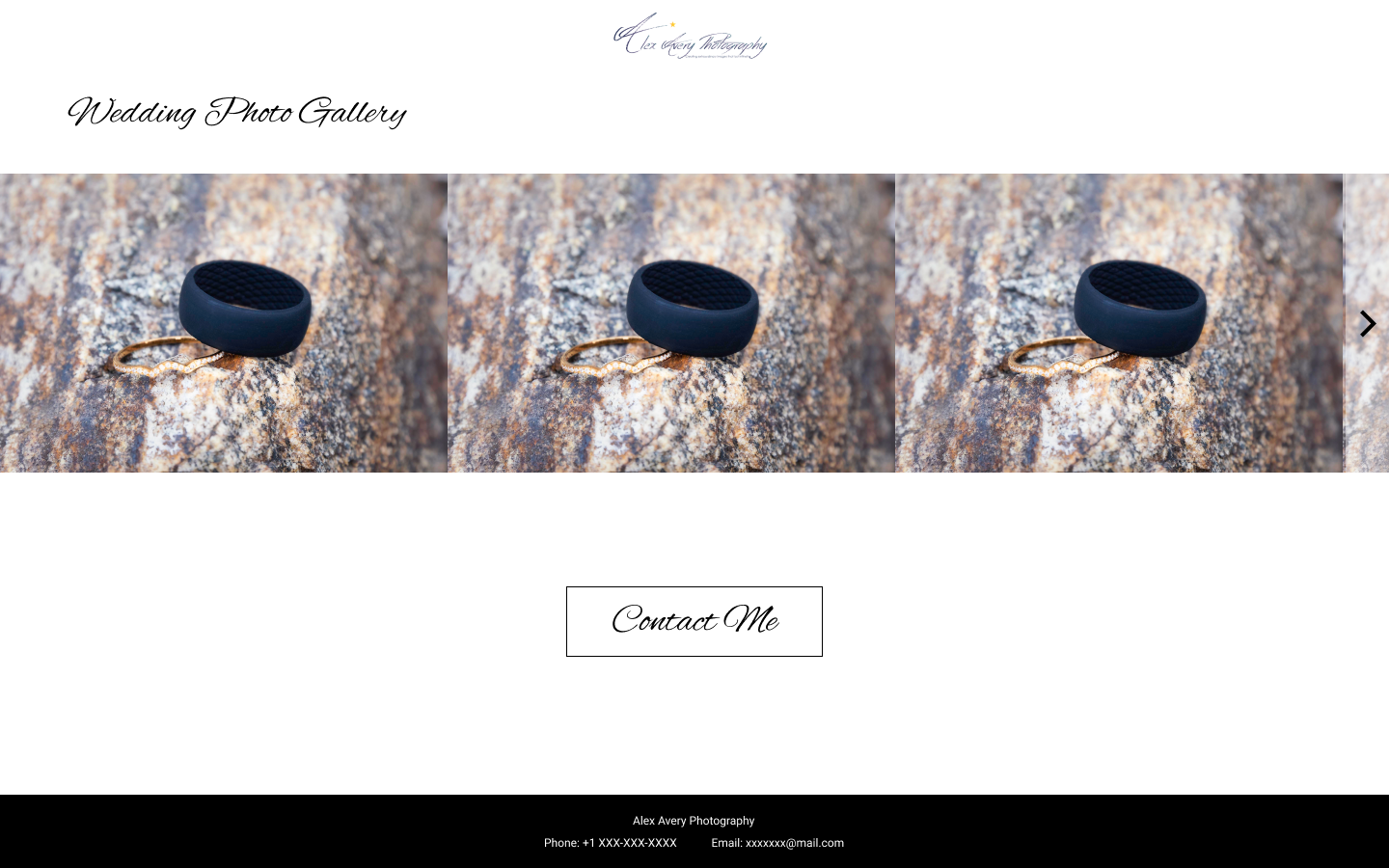 Diseño Web por jean871122 para Alex Avery Photography | Diseño #24315785