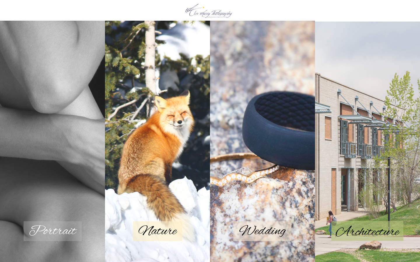 Web-Design von jean871122 für Alex Avery Photography | Design #24315786