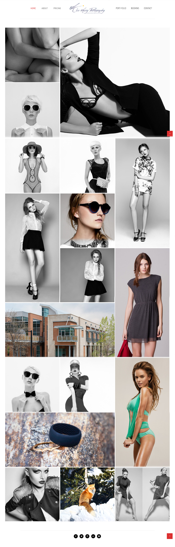 Web Design by SelfMade Graphics for Alex Avery Photography | Design #24343915