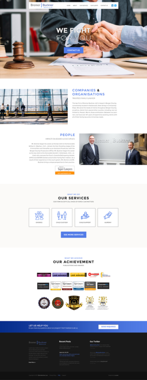 Law firm Seeks Modern and Engaging Site Redesign | Web Design by Lauren