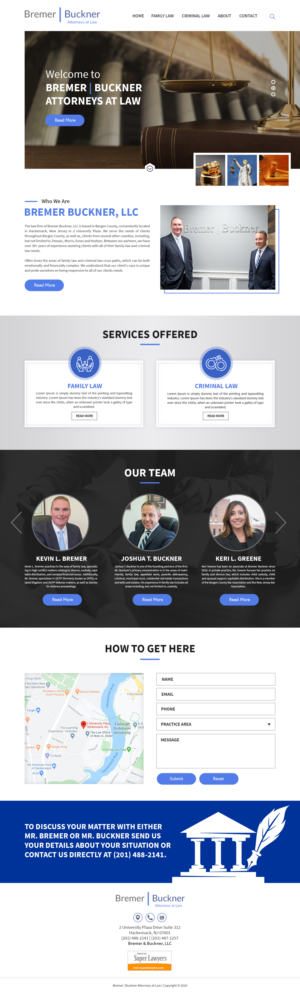 Law firm Seeks Modern and Engaging Site Redesign | Web-Design von SAI DESIGNS